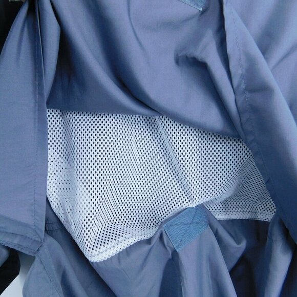 Tiger Hill Shirt Mens Large Fishing Short Sleeves Gray Vented Mesh Performance - Picture 5 of 6